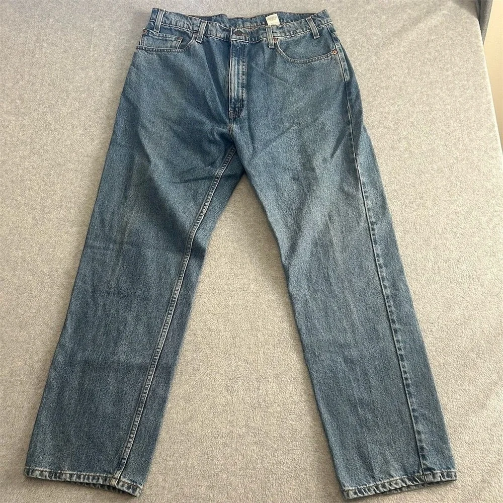 Levi's 505 Jeans Mens Waist 36 Length 30 Blue Straight Leg Denim Vintage 90s Vtg